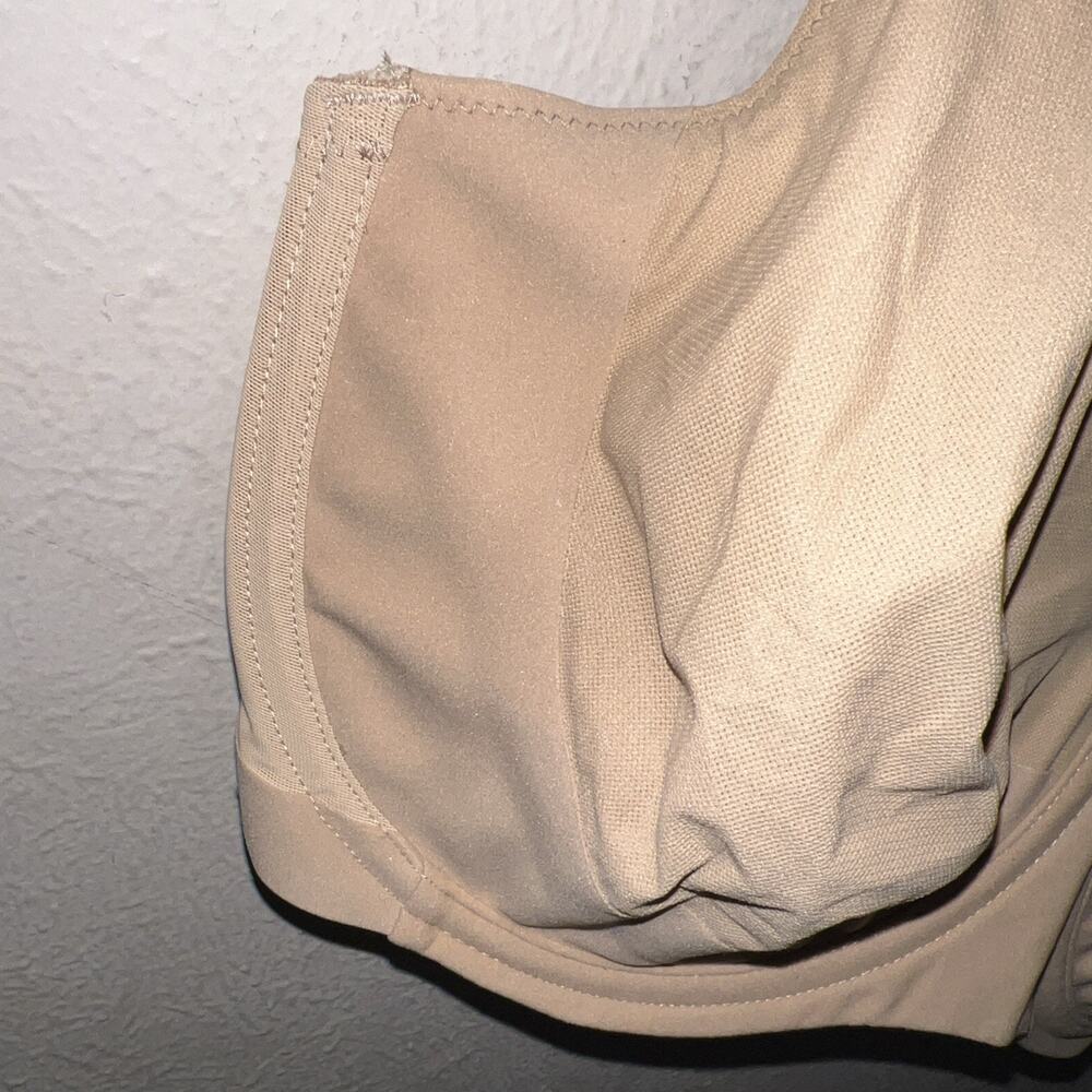 34G Wacoal Keep Your Cool Bra Underwire Bra Beige Seamless 855378 - Picture 5 of 12